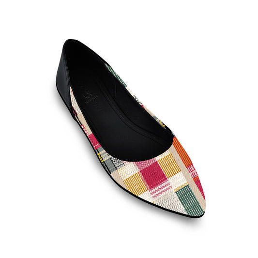 Black AYANA Ember Flat Shoes