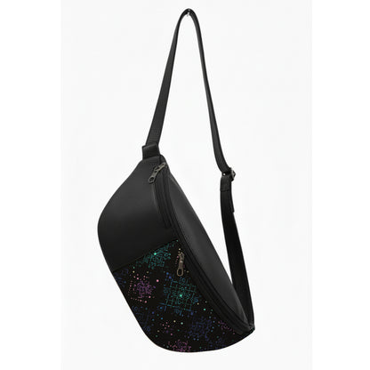 Black Embrace Rush Chest Crossbody Bag