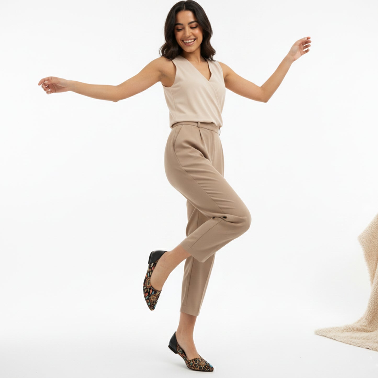 Black AYANA Faye Flat Shoes