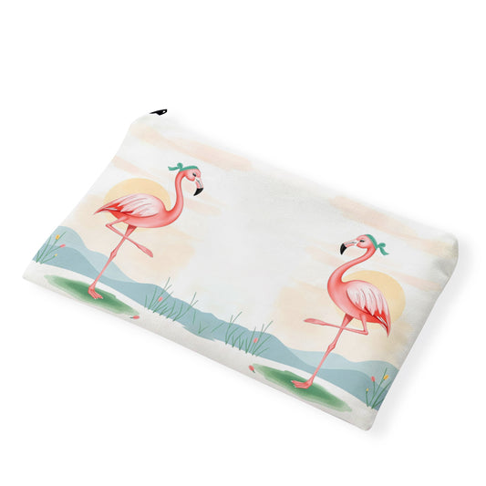 Printed Flaminga Pouch