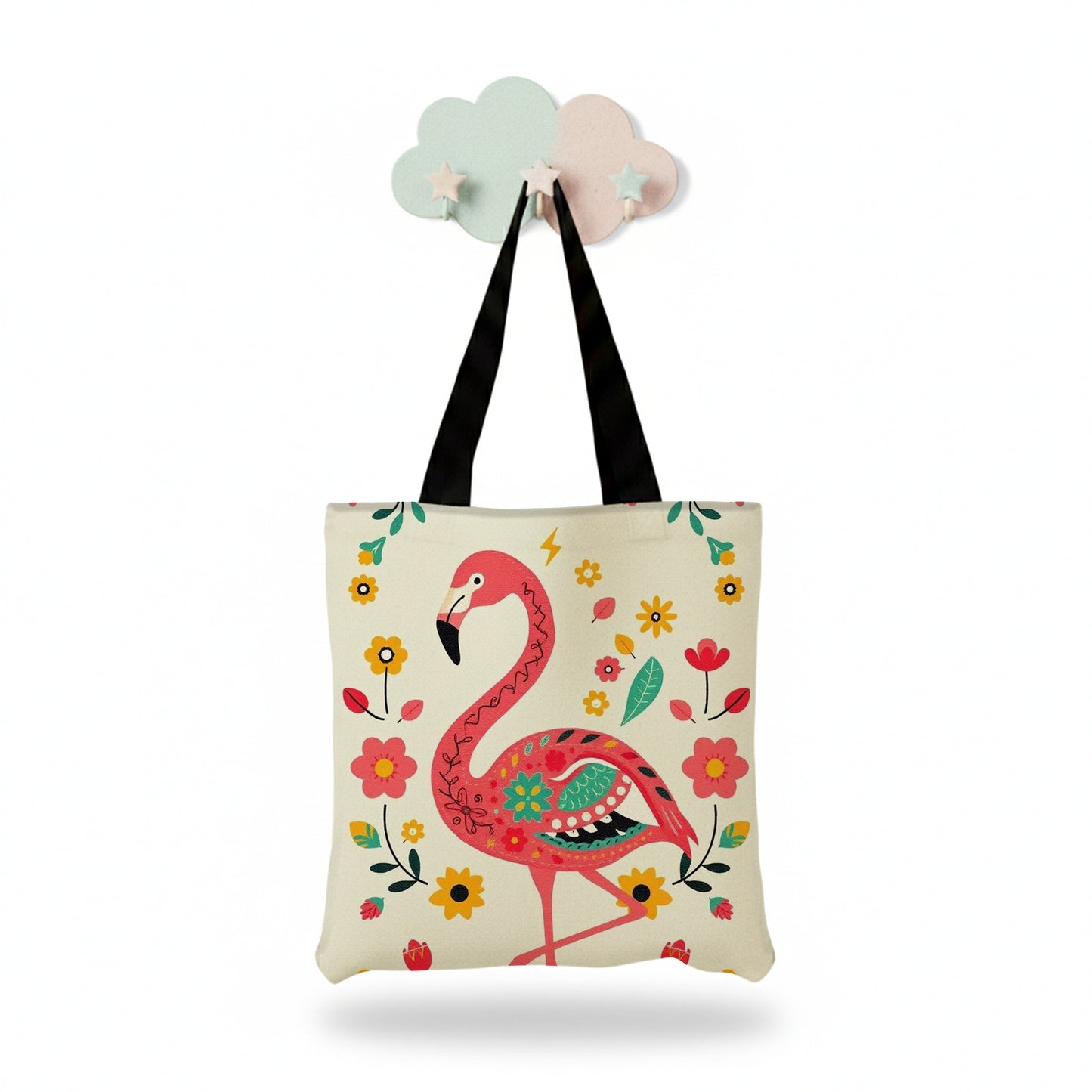Printed Flaria Tote Bag