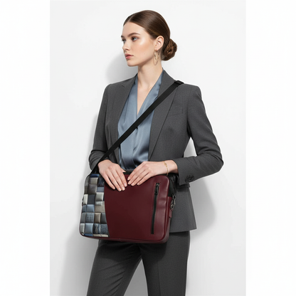 Burgundy  lvfu Edge Laptop Sleeve