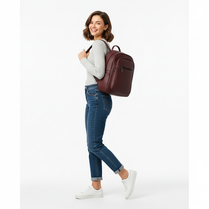Burgundy Diva Backpack