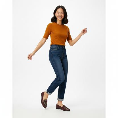 Burgundy Stride Drift Flat Shoes