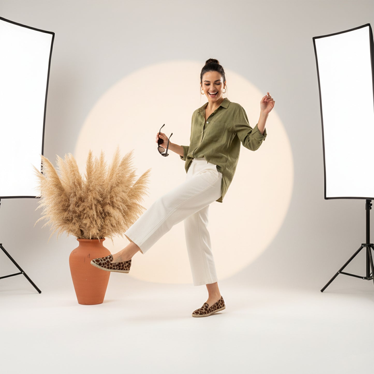 Flaree Giraffe Flat Shoes