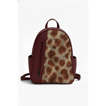 Burgundy VOLT Giraffe Backpack