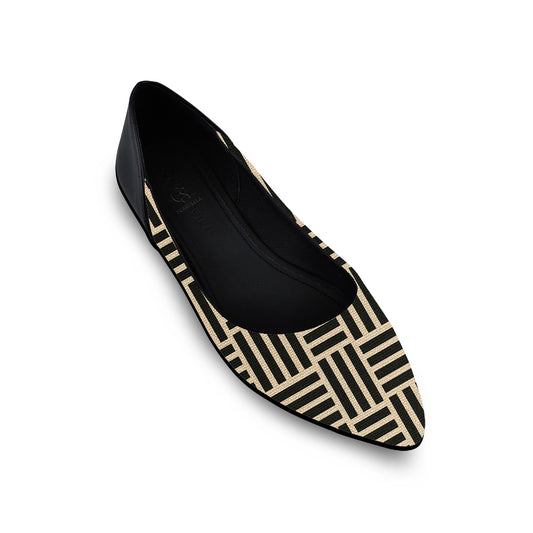 Black AYANA Grida Flat Shoes