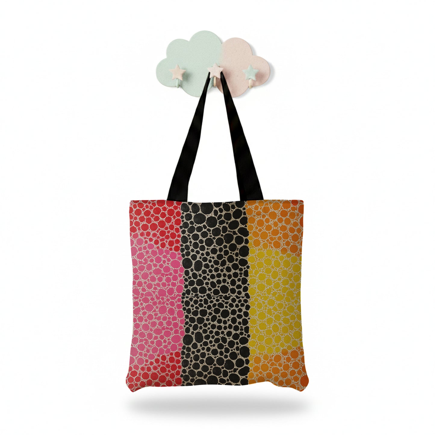 Printed Grunge Tote Bag