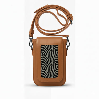 ZEBRA Sleek Crossbody Clutch | Scarpella