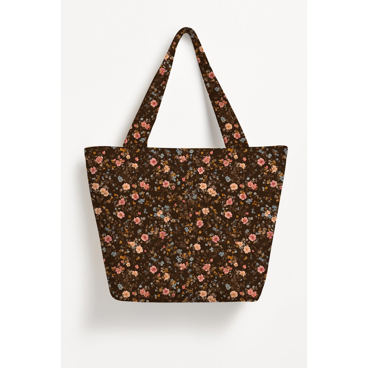 Printed Hikari Basket Tote Bag