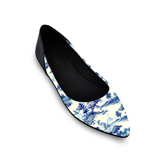 Black AYANA Kaia Flat Shoes