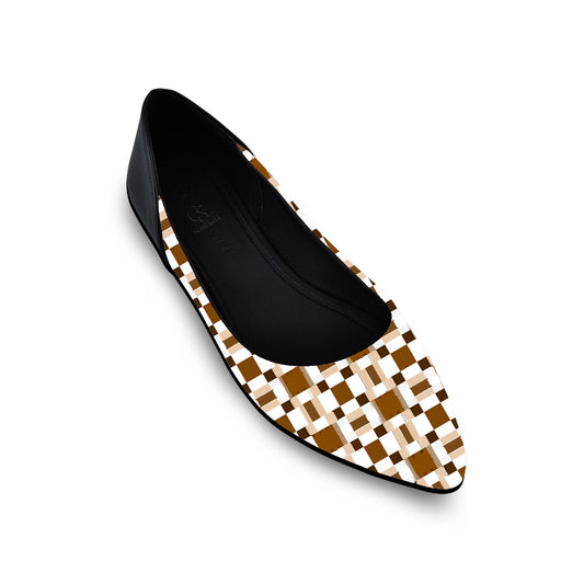 Black AYANA Lumina Flat Shoes