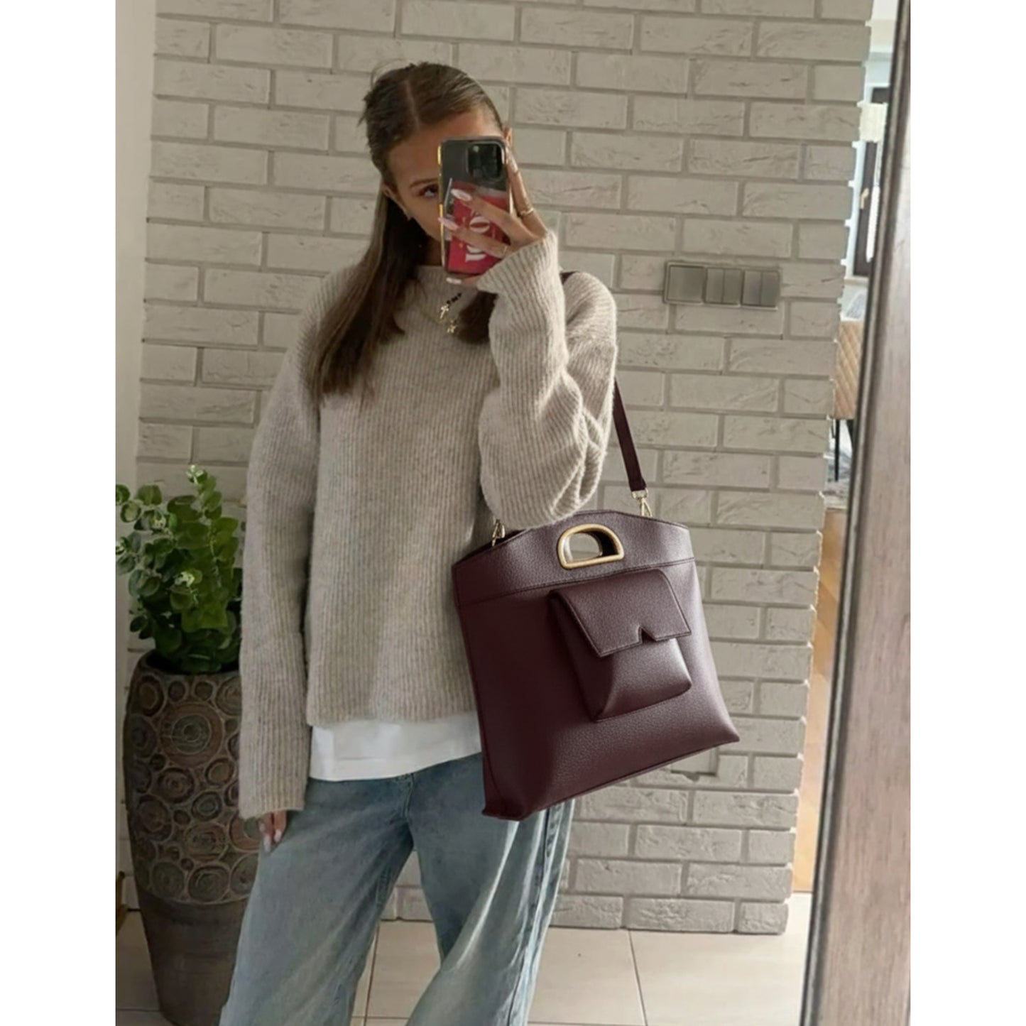 VARON Structured Work Tote | Scarpella