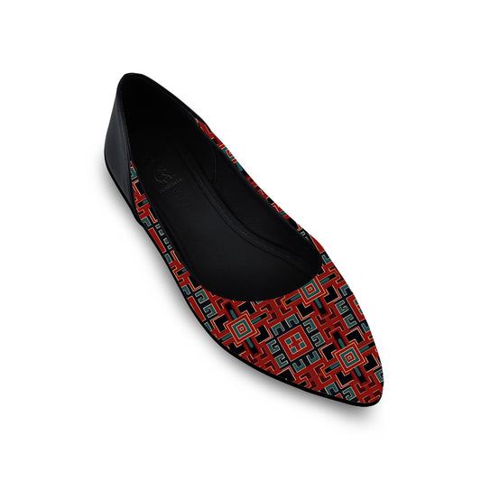 Black AYANA Majestic  Flat Shoes