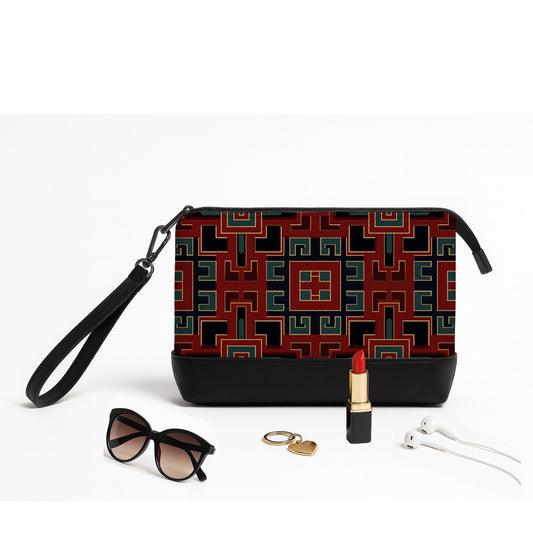 Printed  LAYLA  Clutch Majestic