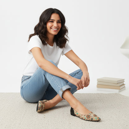 Black AYANA Melo Flat Shoes