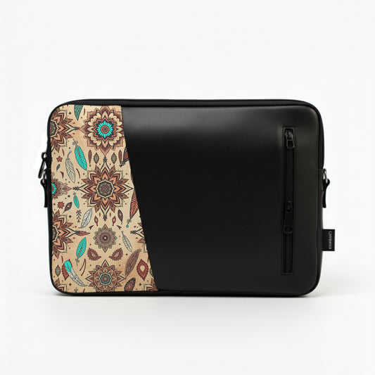Black Melo Edge Laptop Sleeve