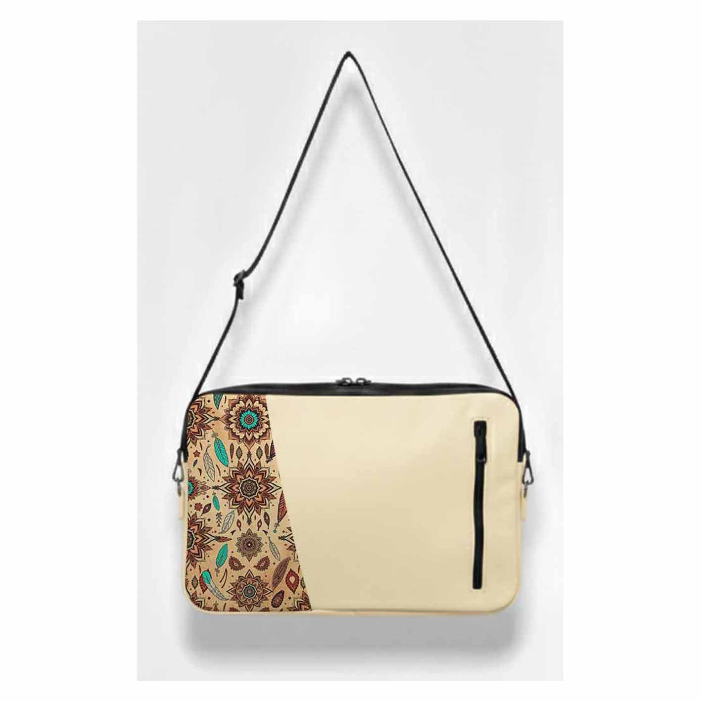 Beige Melo Edge Laptop Sleeve