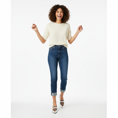 White Stride Mirage Flat Shoes