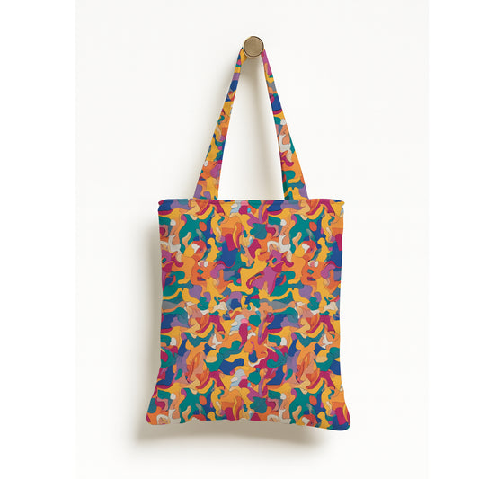 Printed Noir Tote Bag
