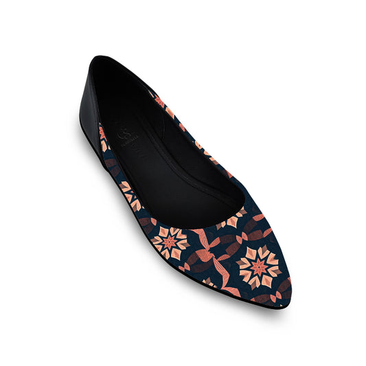 Black AYANA Opal Flat Shoes