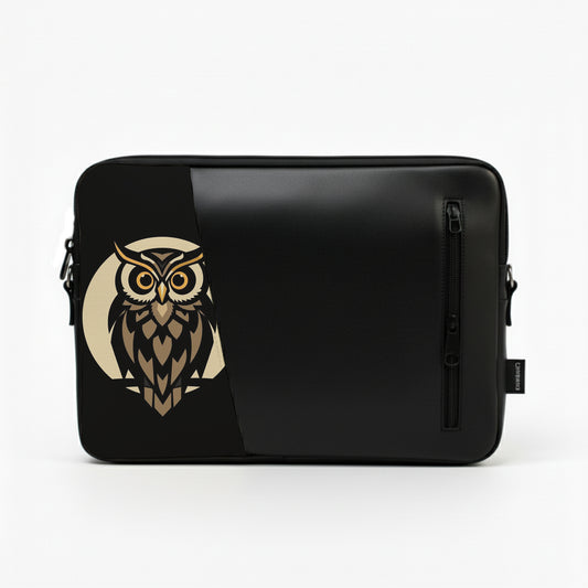 Black Owl Edge Laptop Sleeve