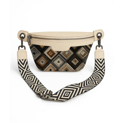Printed Lana  Pique Waist Bag