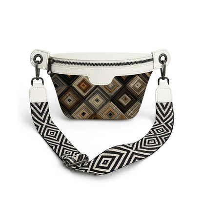 Printed Lana  Pique Waist Bag