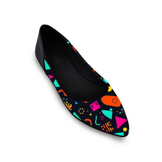 Black AYANA Pixi Flat Shoes