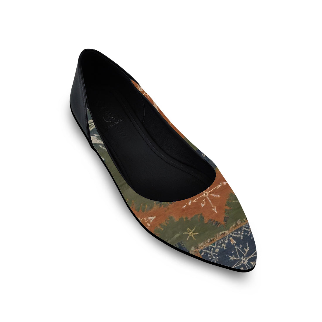 Black AYANA Pova Flat Shoes