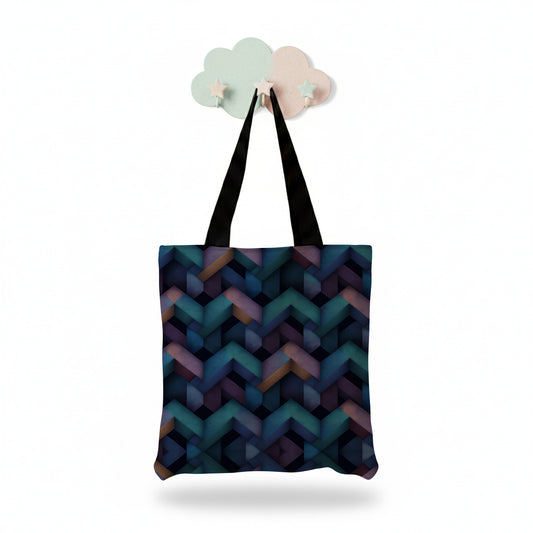 Printed Reto Tote Bag