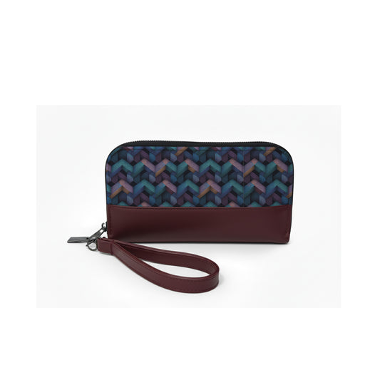 Burgundy Joyful Reto Wallet