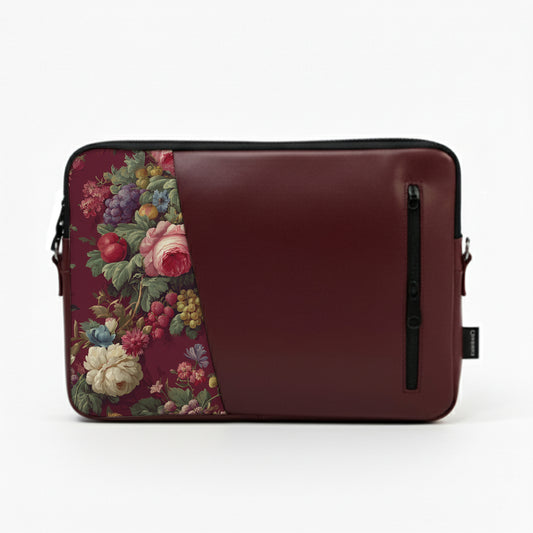 Burgundy  Rich Edge Laptop Sleeve