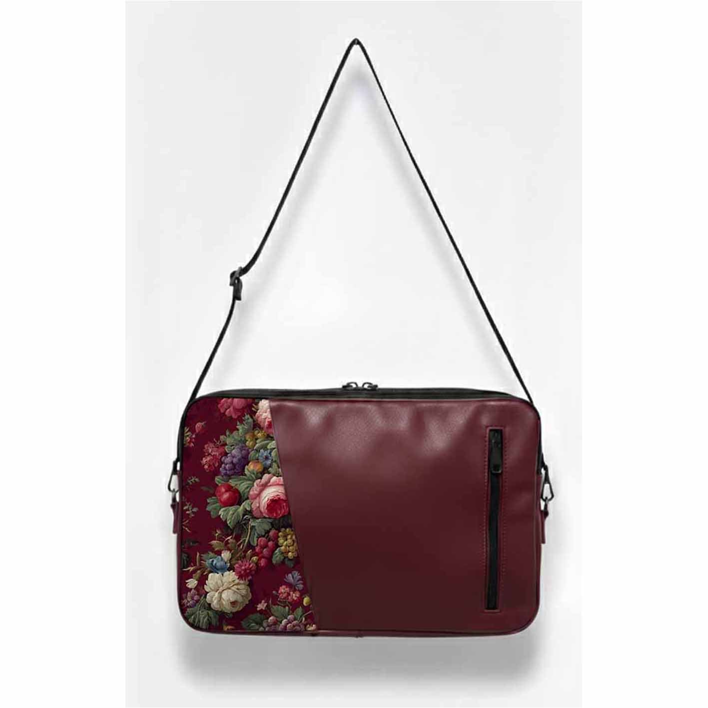 Burgundy  Rich Edge Laptop Sleeve