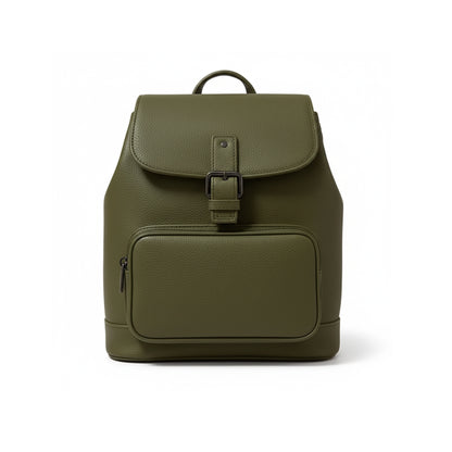 Olive Solid Nancy Backpack