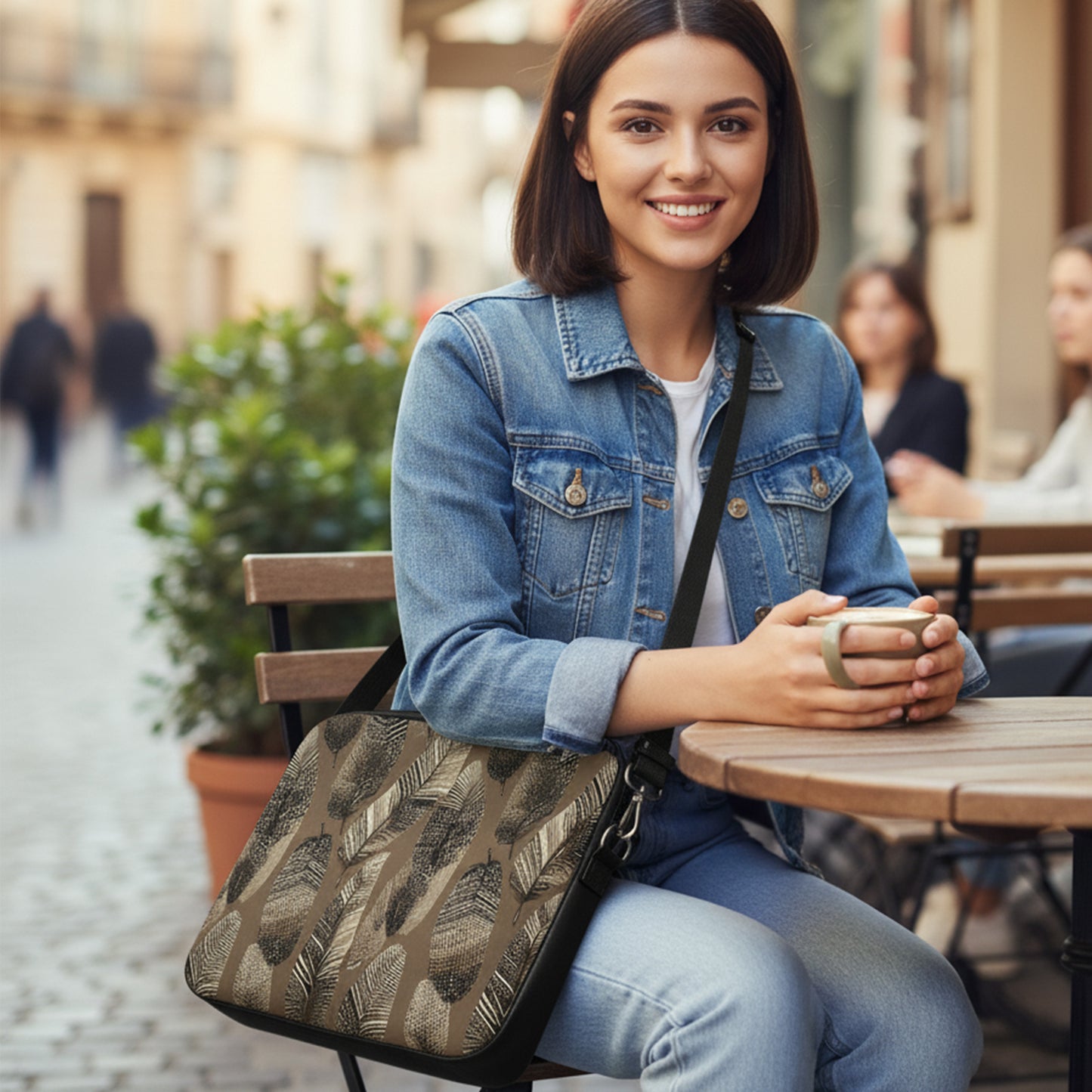 Printed  Sultana Laptop Sleeve