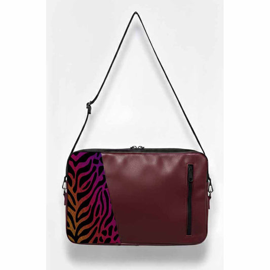 Burgundy TIGER Edge Laptop Sleeve