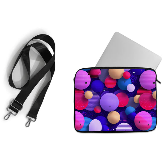Printed  Velour Laptop Sleeve