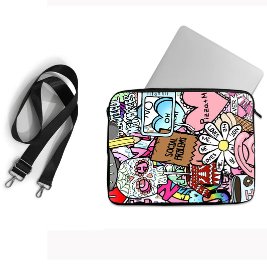 Printed Verta laptop sleeve