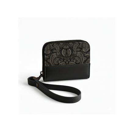 Black Botanica Whimsy Wallet
