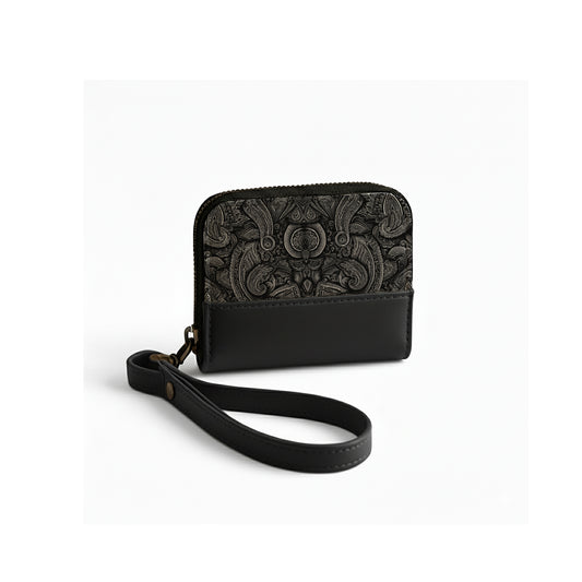 Black Botanica Whimsy Wallet