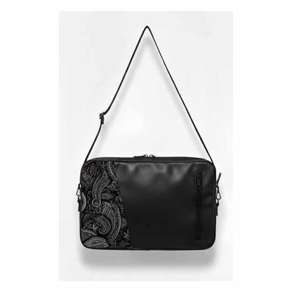 Black Whimsy Edge Laptop Sleeve