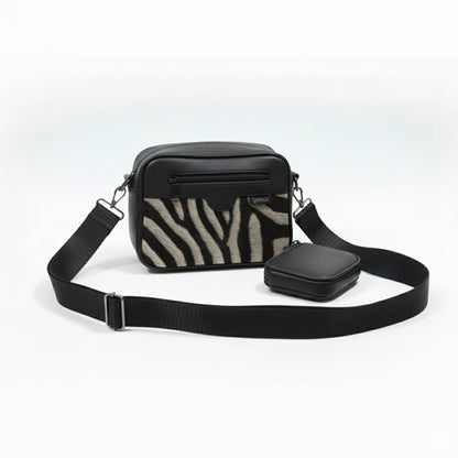 Black Jasmine ZEBRA Cross bag