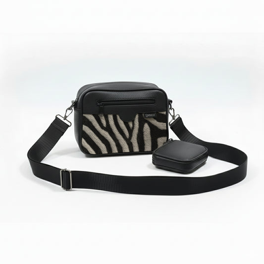 Black Jasmine ZEBRA Cross bag