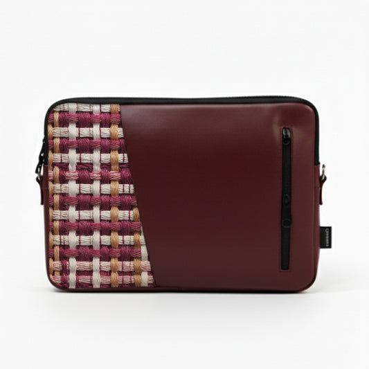 Burgundy Zen Edge Laptop Sleeve
