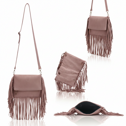 Juno Fringe Crossbody Bag | Scarpella