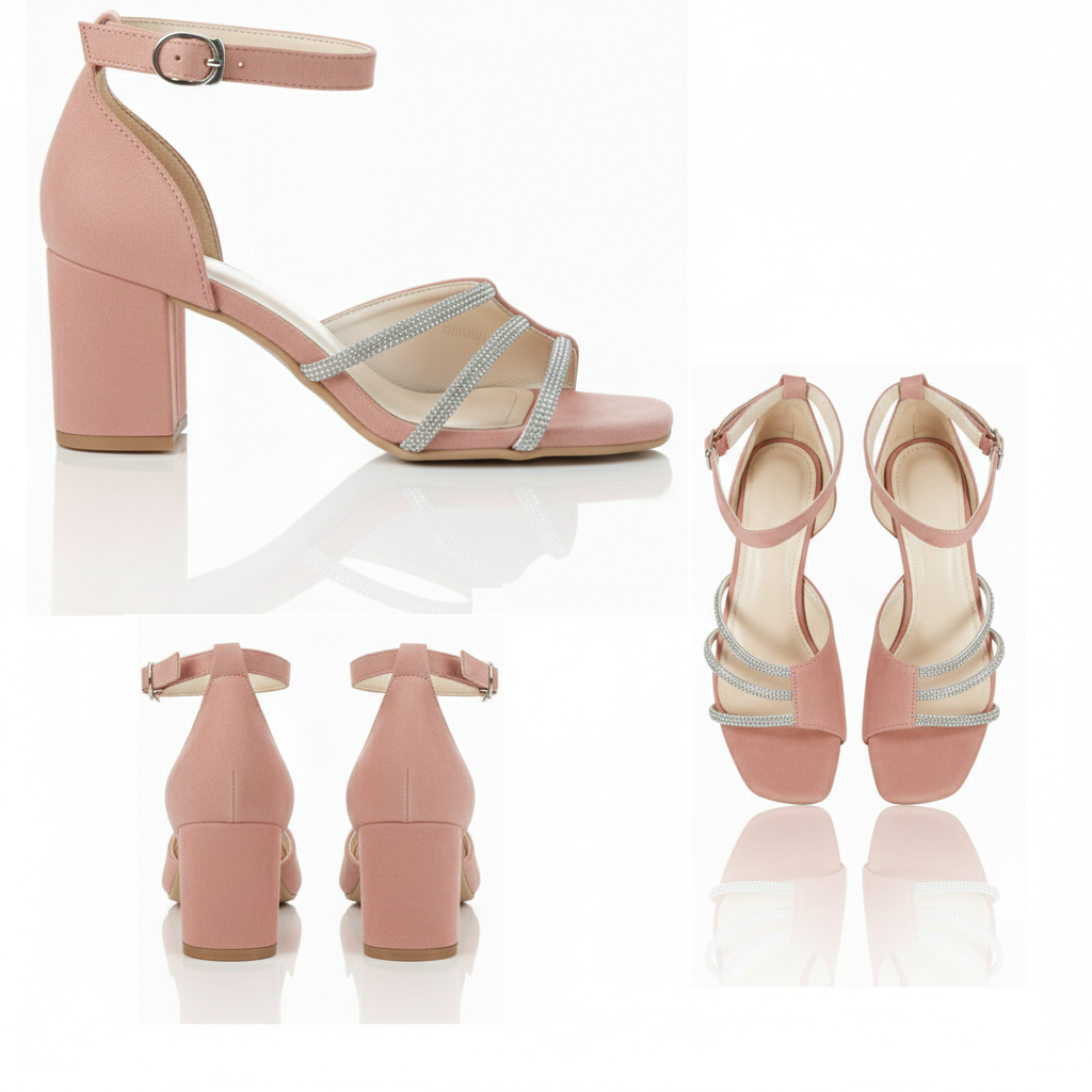 Lumi Strap Block Heel | Scarpella