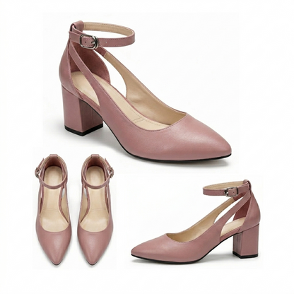 Raya – Block Heel Ankle Strap