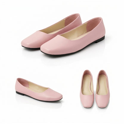 Lora – Square Toe Flat