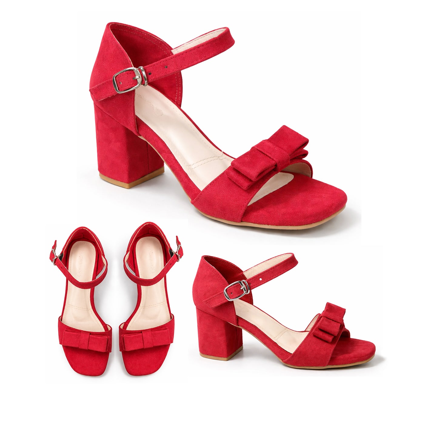 Sola – Suede Block Heel Sandal
